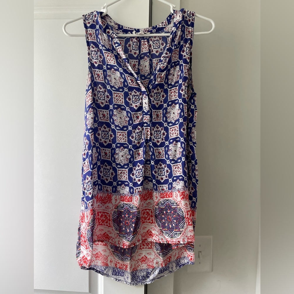 Women’s Beachlunchlounge womens colorful viscose tank top size small Nordstrom